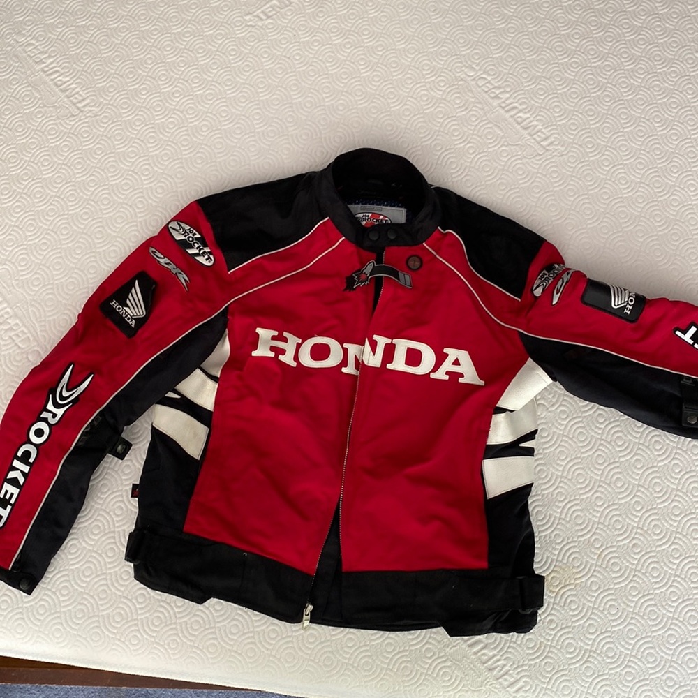 Joe Rocket mens Large . Honda Motorcycle Jacket